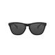 Oakley Men's 0Oo Frogskins (A) 924501 Sunglasses, Polished Black/Grey, 54
