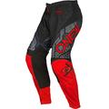 O'NEAL | Motocross-Hose | Enduro MX | Maximale Bewegungsfreiheit, Leichtes, Atmungsaktives und langlebiges Design | Pants Element Camo V.22 | Erwachsene | Schwarz Rot | Größe 42/58