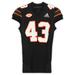 Miami Hurricanes Game-Used #43 Black Jersey from the 2017-2018 NCAA Seasons