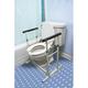 Essential Medical Supply Height Adjustable Toilet Safety Frame, Steel | 24 H x 20 W x 5 D in | Wayfair B5041