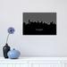 East Urban Home Baltimore Maryland Skyline by Michael Tompsett - Wrapped Canvas Graphic Art Canvas | 12 H x 18 W x 1.5 D in | Wayfair