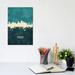 East Urban Home Sacramento California Skyline by Michael Tompsett - Wrapped Canvas Painting Canvas | 12 H x 8 W x 0.75 D in | Wayfair