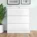 The Twillery Co.® Hauge 35.5" Wide 3 Drawer Lateral Filing Cabinet Metal/Steel in White | 40.6 H x 35.5 W x 18 D in | Wayfair