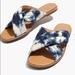 Madewell Shoes | Madewell Skylar Sandals Tie-Dye Canvas | Color: Blue/White | Size: 6.5