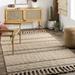 Okurcalar 2'6" x 8' Handmade Jute Moroccan Jute Tan/Gray Runner - Hauteloom