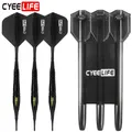 CyeeLife-Fléchettes professionnelles à pointe souple en laiton 18g avec support pour jeu de