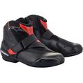 Alpinestars SM-1 R V2 Vented Motorradschuhe, schwarz-rot, Größe 42