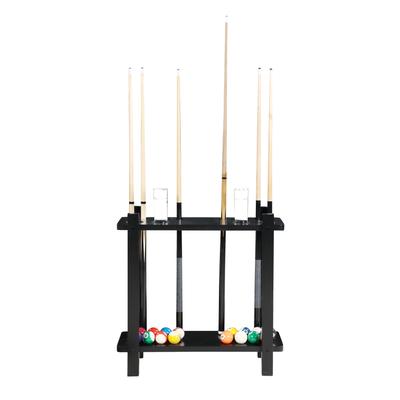 Hathaway Classic 28-in Floor Billiard Cue Rack - Black