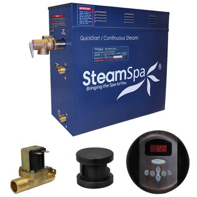 SteamSpa Oasis 4.5 KW QuickStart Acu-Steam Bath Generator Package with
