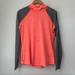 Under Armour Tops | New Under Armour Hooded Shirt Orange Gray Small | Color: Gray/Orange | Size: S