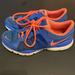 Nike Shoes | Blue And Bright Salmon Pink Nike Athletic Shoes | Color: Blue/Pink | Size: 8