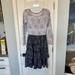 Lularoe Dresses | Lu La Roe Layered Bottom Dress Black And White | Color: Black/White | Size: S