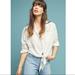 Anthropologie Tops | Anthropologie Maeve Button Up, Tie Front Top | Color: White | Size: S