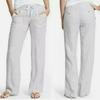 Athleta Pants & Jumpsuits | Athleta Bali Linen Pants Blue White Pinstripes | Color: Blue/White | Size: 4