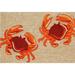 "Liora Manne Frontporch Crabs Indoor/Outdoor Rug Natural 30""x48"" - Trans Ocean FTP34140412"