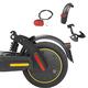 Fututech Electric Scooter Rear Suspension Combo for Segway Ninebot Max G30 Rear Shock Absorber Kit + Mudguard + Rear Light Scooter Accessories Modification