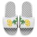 Men's ISlide White San Diego Padres Local City Patch Design Slide Sandals