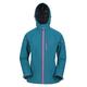 Mountain Warehouse 2.5 Layer Lightweight Womens Waterproof Jacket - Breathable Ladies Rain Coat, Taped Seams Rainwear, Adjustable- Best for Travelling, Camping, Trekking Teal 8