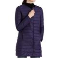 Autumn Winter Spring Lightweight White Duck Down Jacket Women O-Neck v-Neck Ultra Light Warm Long Down Coat Plus Size 4XL Jackets Navy Blue