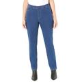 Plus Size Women's The Knit Jean by Catherines in Comfort Wash (Size 5X)