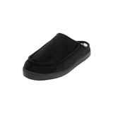 Extra Wide Width Men's Microsuede Clog Slippers by KingSize in Black (Size 13 EW)