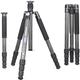 INNOREL RT85C Carbon Fiber Tripod 177cm Professional 2-in-1 Travel Tripod Monopod Max Load 25kg Max Tube 32mm Heavy Duty Stand Support with Center Column for Digital DSLR Camera(Tripod Only)