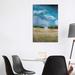 East Urban Home Approaching Storm (No Barn) by James Redding - Wrapped Canvas Painting Metal | 40 H x 26 W x 1.5 D in | Wayfair