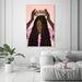 Oliver Gal Girl in Pink w/ Crown - Painting Print on Canvas in White/Brown | 54 H x 36 W x 1.5 D in | Wayfair 39688_36x54_CANV_WFL