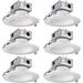 Sunlite 6- Pack, 4- In. Led, Dimmable, Etl Listed Finish, Recessed Downlight, Warm 3000K in White | 1.9 H x 4.95 W in | Wayfair WF06074-6