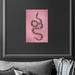 Oliver Gal Pink Around I - Floater Frame Picture Frame on Canvas in Pink/Red | 15 H x 10 W x 1.5 D in | Wayfair 39628_10x15_CANV_XHD