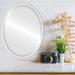 Ivy Bronx Javion Modern & Contemporary Beveled Accent Mirror, Linen in White | 23.12 H x 29.12 W x 1 D in | Wayfair