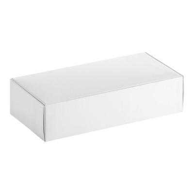 Simplex 7 3/8" x 3 5/8" x 1 7/8" White 1 1/4 lb. 1-Piece Candy Box - 250/Case