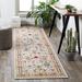 Brown/White 31 x 0.58 in Area Rug - Lark Manor™ Dimmitt Floral Light Brown/Cream Area Rug, Polypropylene | 31 W x 0.58 D in | Wayfair