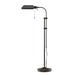 Orren Ellis Aroldo 46" Arched/Arc Floor Lamp Metal in Black | 46 H x 10 W x 18 D in | Wayfair 527B2C25252F46F99885E8C5778E182C