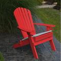 Highland Dunes Ashburt Plastic/Resin Folding Adirondack Chair Plastic/Resin in Red | 38 H x 33 W x 38 D in | Wayfair BCMH2252 42476235