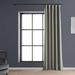 Latitude Run® Armita Faux Linen Room Darkening Curtains for Bedroom - Living Room Window Curtain Single Panel Drape Linen in Gray | 120 H in | Wayfair