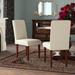 Winston Porter Elegant Knitting Box Cushion Dining Chair Slipcover Polyester | 18 W x 18 D in | Wayfair A89FF64ABB0146D782C117DD37CA5BD8