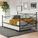 17 Stories Halynn Steel Daybed w/ Trundle Metal in Yellow | 43 H x 41.5 W x 77.5 D in | Wayfair B3134ECCED1C4DD5B84F779ED7877BB9