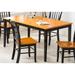 Red Barrel Studio® Weldy Hardwood Solid Wood Dining Table Wood in Black/Brown | 30 H x 60 W x 36 D in | Wayfair ADBBAFBA536B437CA1FD83ABF572F7AC