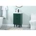 Wade Logan® Kenn 18" Single Bathroom Vanity Set Wood/Plastic in Green | 33.46 H x 18 W x 15.16 D in | Wayfair 082D166DFB444EFA87D3513B548F1FE0