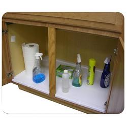 Symple Stuff Lutherville Plastic Trimmable Under Sink Drip Tray Plastic | 34.75 W x 23.75 D in | Wayfair 93CB53D3EADE4A60A3EADAD443283E51