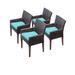 4 Barbados Dining Chairs With Arms