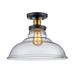 Jackson Rubbed Oil Bronze 1-light Semiflush