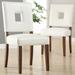 Calvados Faux Leather White Dining Chairs (Set of 2) by iNSPIRE Q Classic