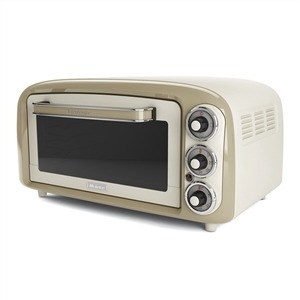 Ariete 979CR Mini-Backofen Vintage cream 18 L mit Ober- und Unterhitze im Retrolook, 1380 Watt Image