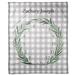 Harriet Bee Giana Buffalo Check Wreath Personalized Milestone Blanket Polyester | 50 W in | Wayfair 1504D4FB88824F5CA220FA18744D9BE1