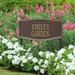 Whitehall Products Chickadee Garden Sign Metal | 26.13 H x 17 W x 0.5 D in | Wayfair 5184OG