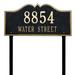 Whitehall Products Hillsboro 2-Line Lawn Address Sign Metal | 29 H x 25 W x 1 D in | Wayfair 1190OG