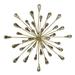 George Oliver Starburst Wall Décor Metal in Gray/Yellow | 13 H x 13 W x 1.55 D in | Wayfair A7871477A2B140D1B5E2638F417E7823