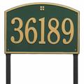 Whitehall Products Cape Charles 1-Line Lawn Address Sign Metal | 31 H x 20.5 W x 1 D in | Wayfair 1173GG